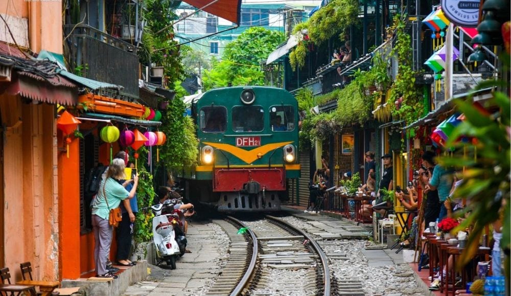 Cafe đường tàu